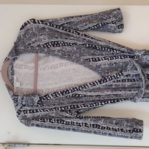 Diane von Furstenburg -DvF - Maxi Navy snake skin Wrap Dress